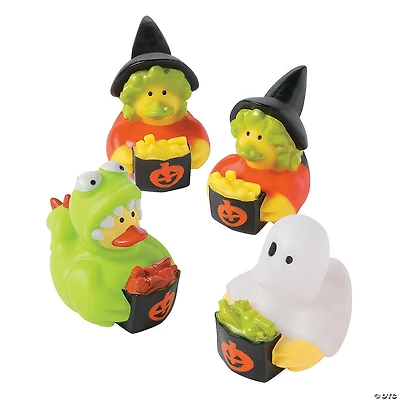 Trick-or-Treating Rubber Ducks - 12 Pc.