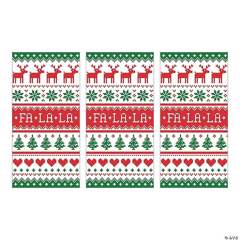 Ugly Sweater Backdrop - 3 Pc.