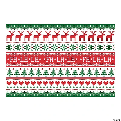 Ugly Sweater Backdrop - 3 Pc.