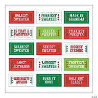 Ugly Sweater Costume Trophies - 12 Pc.