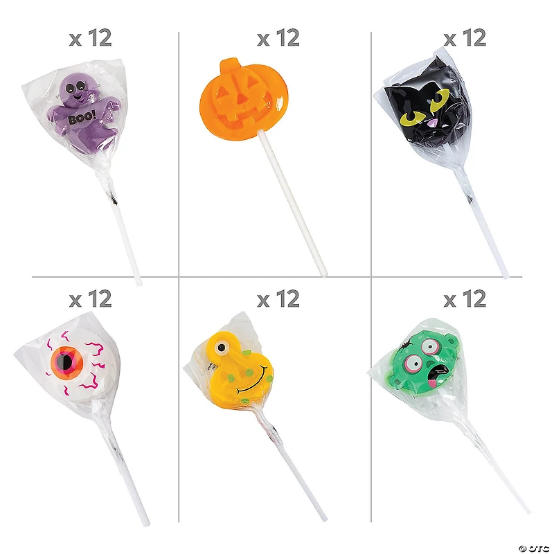 Ultimate Halloween Lollipop Assortment - 72 Pc.