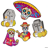 Value Day of the Dead Trunk-or-Treat Decorating Kit - 5 Pc.