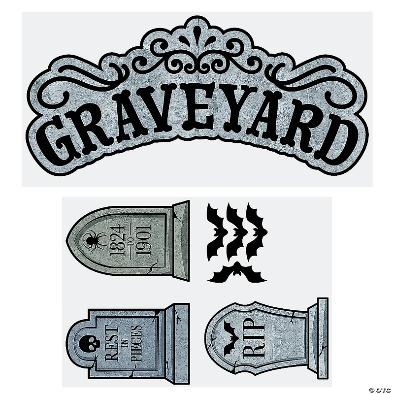 Value Graveyard Trunk-or-Treat Decorating Kit - 8 Pc.