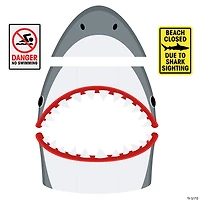 Value Gray & White Shark Trunk-or-Treat Decorating Kit