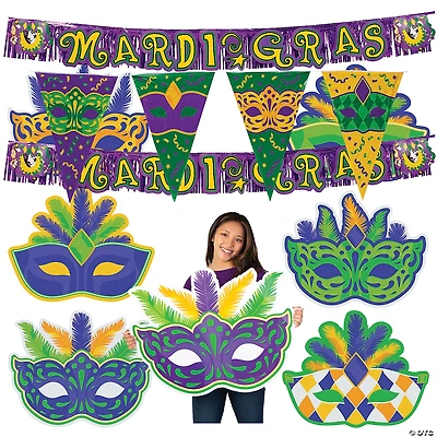 Value Mardi Gras Decorating Kit - 9 Pc.