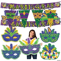 Value Mardi Gras Decorating Kit - 9 Pc.