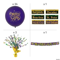 Value Mardi Gras Party Decorating Kit - 33 Pc.