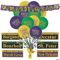 Value Mardi Gras Party Decorating Kit - 33 Pc.