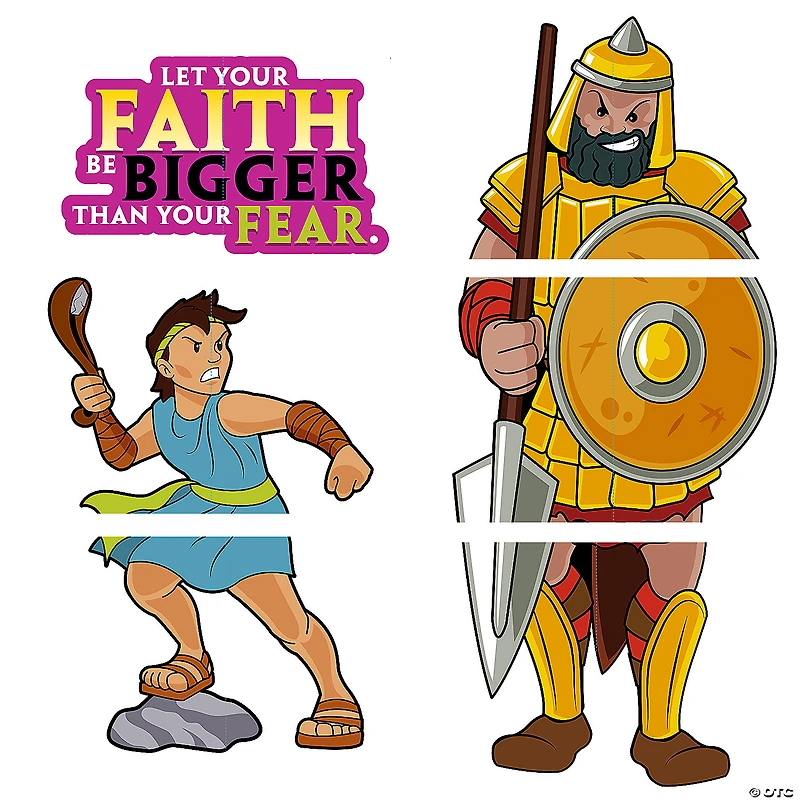 Value Religious Defeat Goliath Trunk-or-Treat Decorating Kit