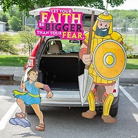 Value Religious Defeat Goliath Trunk-or-Treat Decorating Kit