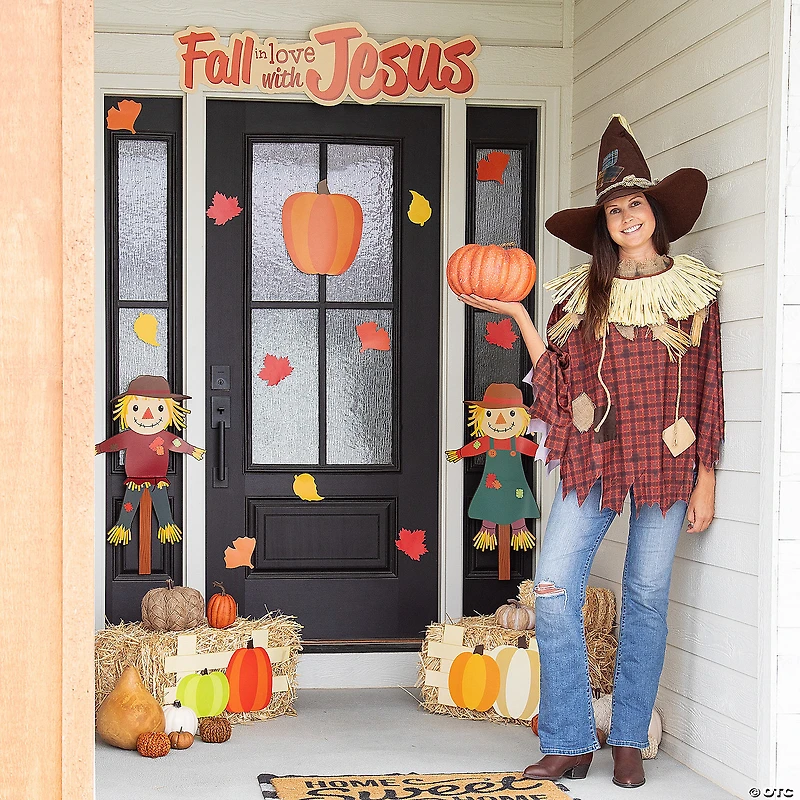 Value Religious Scarecrow Trunk-or-Treat Decorating Kit - 17 Pc.