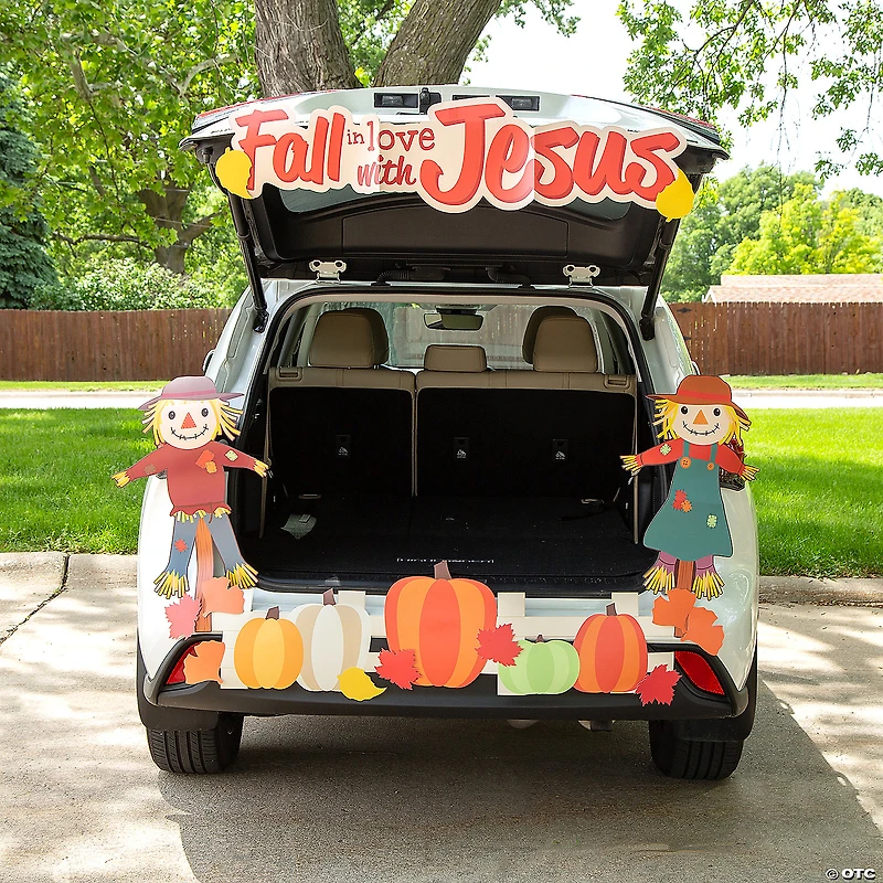 Value Religious Scarecrow Trunk-or-Treat Decorating Kit - 17 Pc.