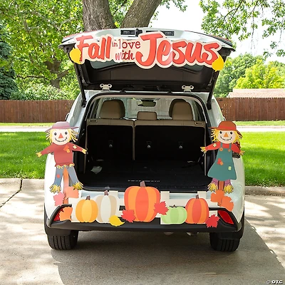 Value Religious Scarecrow Trunk-or-Treat Decorating Kit - 17 Pc.