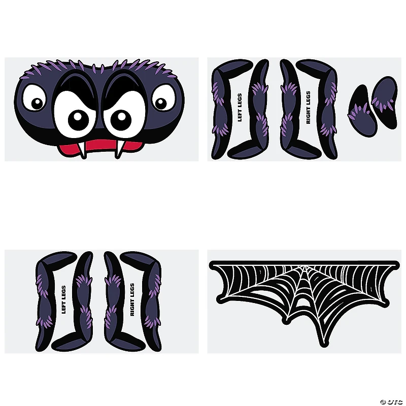 Value Spider Trunk-or-Treat Decorating Kit - 12 Pc.