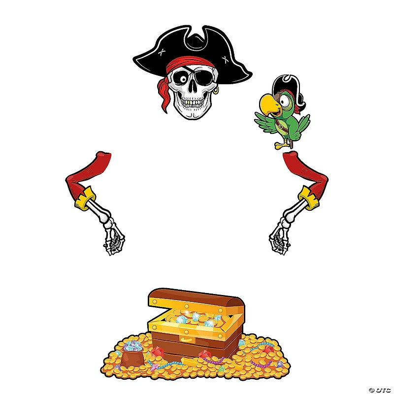Value Spooky Pirate Trunk-or-Treat Decorating Kit