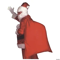 Velour Santa Toy Bag