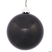 Vickerman 10" Black Shiny Ball Ornament