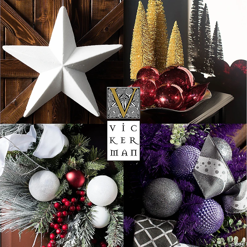 Vickerman 10" Purple Candy Ball Ornament
