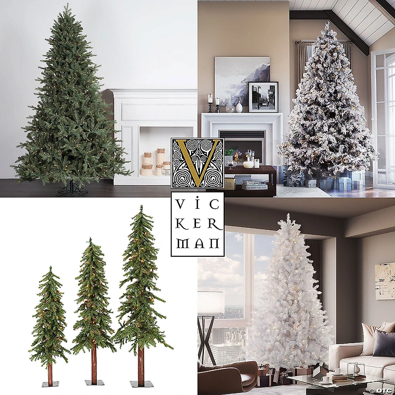 Vickerman 3' Lime Fir Artificial Christmas Tree, Unlit