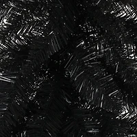 Vickerman 36" Black Fir Artificial Christmas Teardrop, Unlit