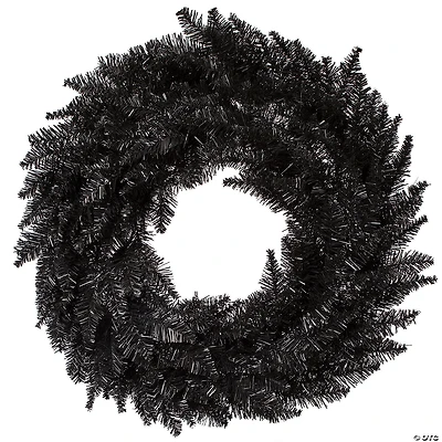 Vickerman 36" Black Fir Wreath - Unlit