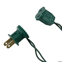 Vickerman 50 Orange Mini-Light on Green Wire, 16' Christmas Light Strand