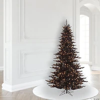Vickerman 6.5' Black Fir Christmas Tree with Warm White LED Lights
