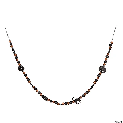 Vickerman 6' Orange and Black Halloween Garland.