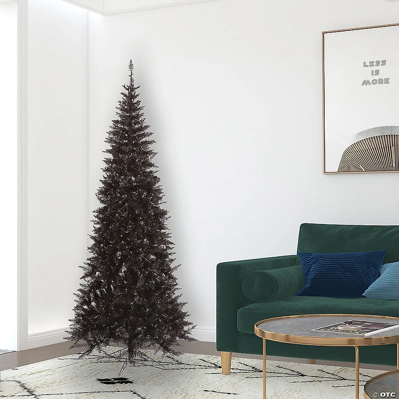 Vickerman 7.5' Black Fir Christmas Tree