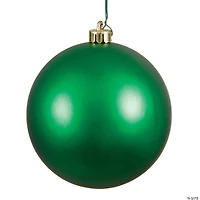Vickerman 8" Green Matte Ball Ornament