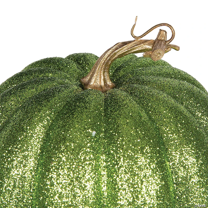 Vickerman 8" Lime Pumpkins Assorted Set of 3.
