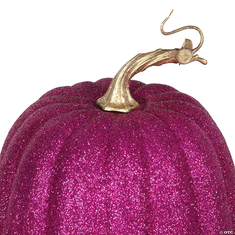 Vickerman 8" Pink Pumpkins Assorted Set of 3.
