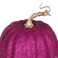 Vickerman 8" Pink Pumpkins Assorted Set of 3.