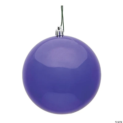 Vickerman Shatterproof 2.4" Purple Shiny Ball Christmas Ornament, 24 per Bag