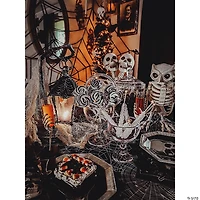 Vintage Halloween Plastic Tablecloth