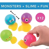 Vomiting Slime Monster Toys - 12 Pc.