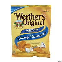 Werther's Original Chewy Caramels Sugar Free, 2.75 oz, 3 Pack