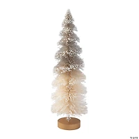 White Sisal Bottle Brush Christmas Tree