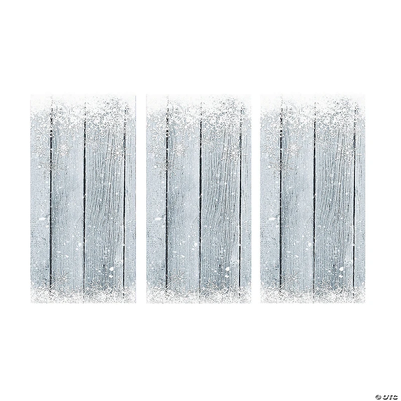 Winter Barnwood Backdrop - 3 Pc.