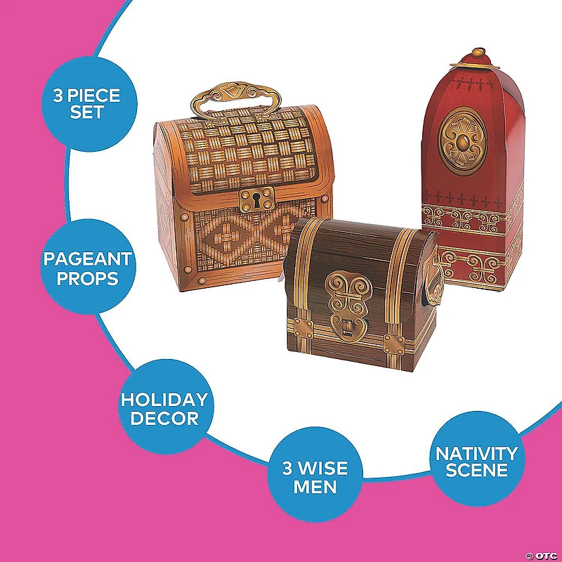 Wise Men Gifts Costume Props - 3 Pc.