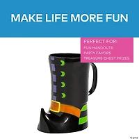 Witch Boot Plastic Mugs - 12 Pc.