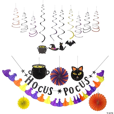 Witch Halloween Party Decorating Kit - 17 Pc.