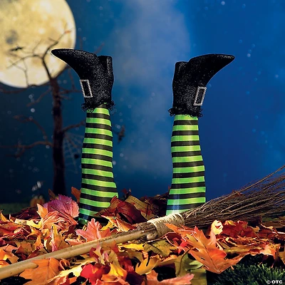 Witch’s Legs Yard Stakes Halloween Decoration