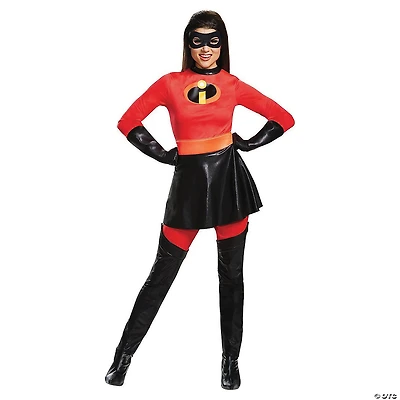 Women’s Deluxe The Incredibles Mrs. Incredible Costume with Skirt