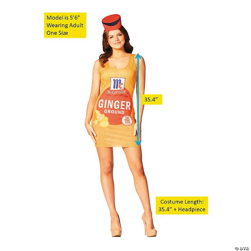 Women’s McCormick™ Ginger Spice Dress Costume