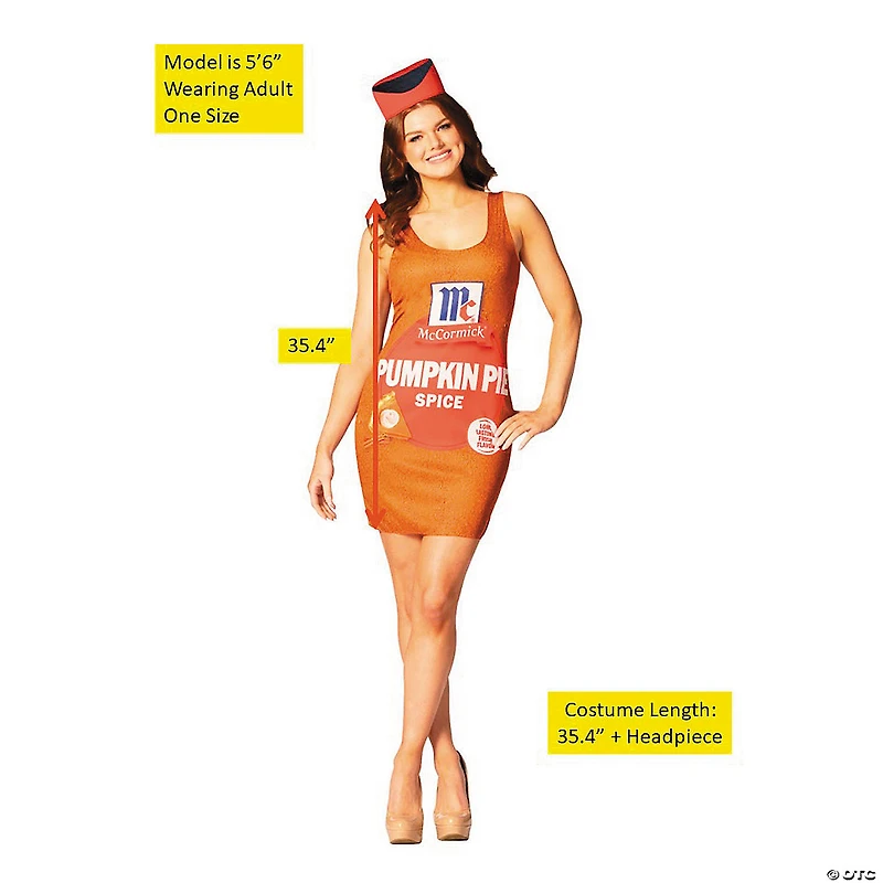 Women’s McCormick™ Pumpkin Pie Spice Dress Costume