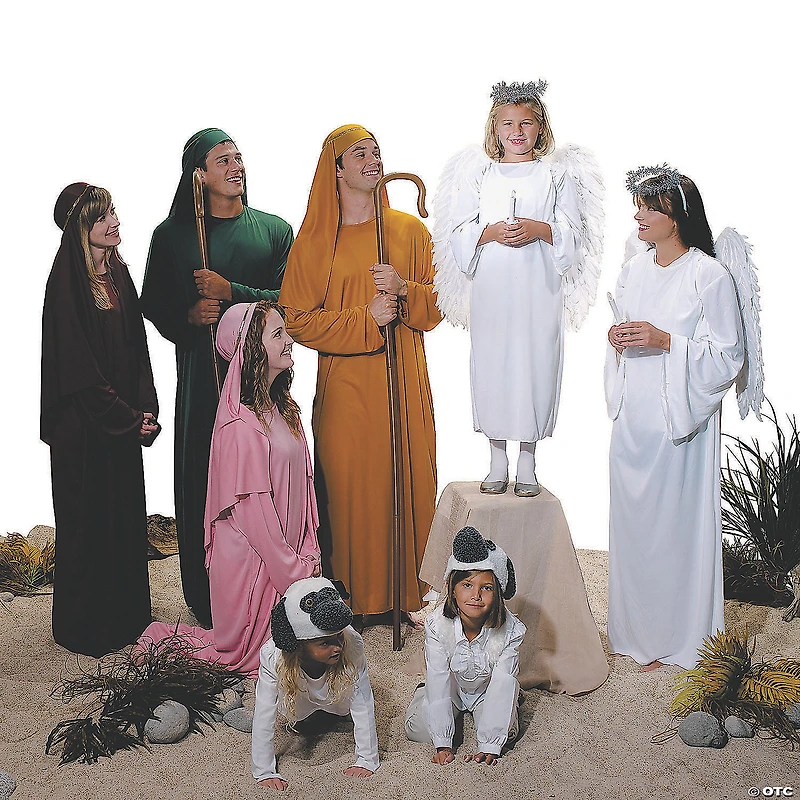 Women’s Pink Nativity Robe & Headpiece