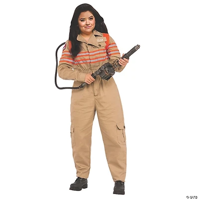 Women’s Plus Size Ghostbusters™ Jumpsuit Costume - XXL