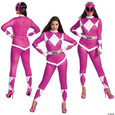 Women's Mighty Morphin Power Rangers Deluxe Pink Ranger Costume
