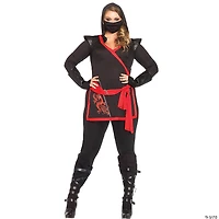 Women's Plus Size Ninja Assassin Costume